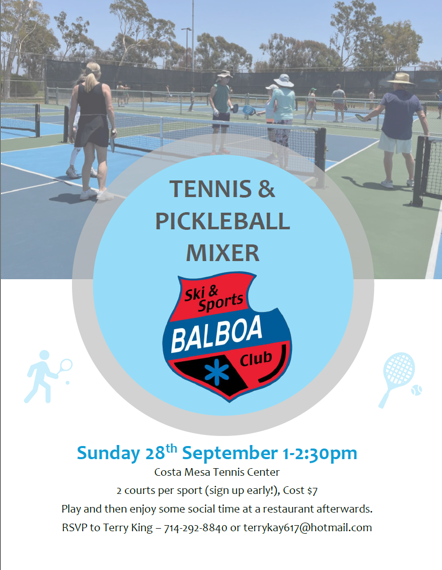 Pickleball Mixer Sep 28